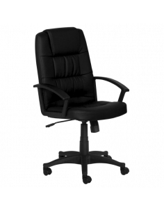 Президентски офис стол Carmen 6078 - черен