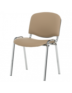 Посетителски стол Carmen 1135-1 LUX - бежов N 2