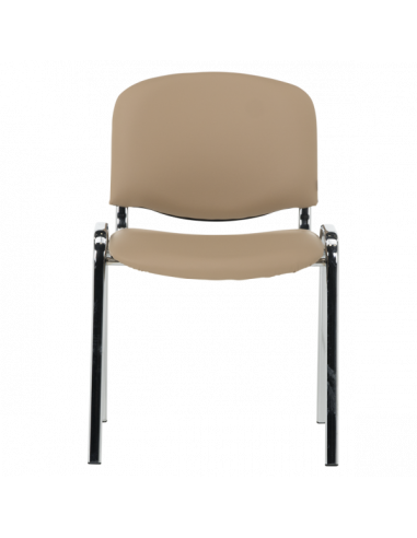 Посетителски стол Carmen 1135-1 LUX - бежов N