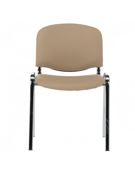 Посетителски стол Carmen 1135-1 LUX - бежов N