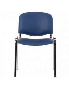 Посетителски стол Carmen 1135-1 LUX - тъмносин SC 2