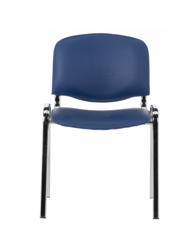 Посетителски стол Carmen 1135-1 LUX - тъмносин SC