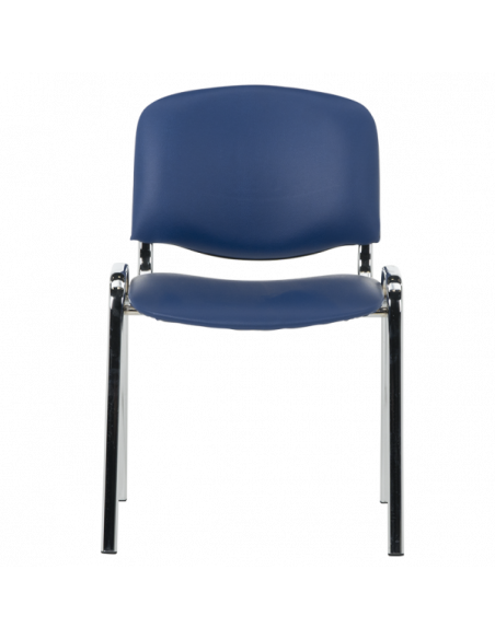 Посетителски стол Carmen 1135-1 LUX - тъмносин SC