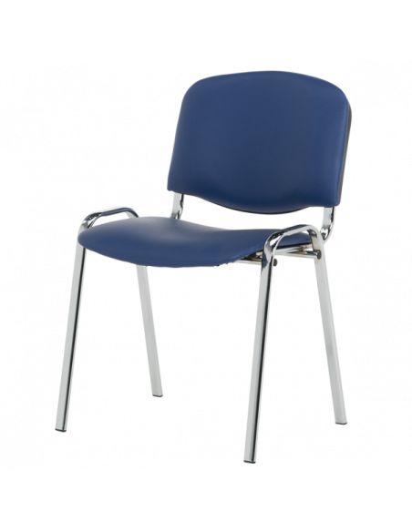 Посетителски стол Carmen 1135-1 LUX - тъмносин SC