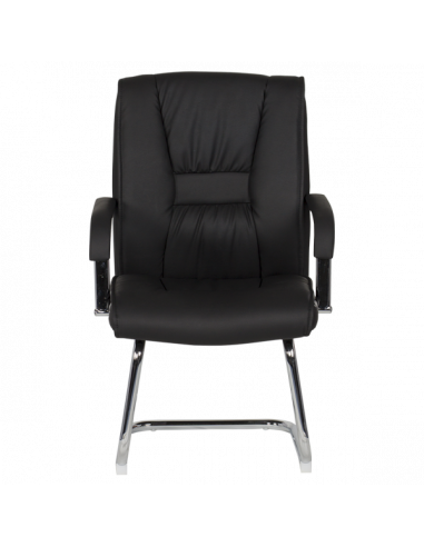 Посетителски стол Carmen 6540 - черен LUX