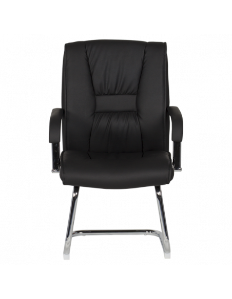 Посетителски стол Carmen 6540 - черен LUX