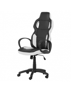 Геймърски стол Carmen 7510 - черно-бял 2