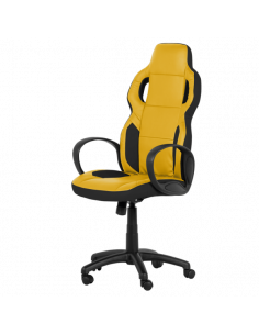 Геймърски стол Carmen 7510 - черно-жълт 2