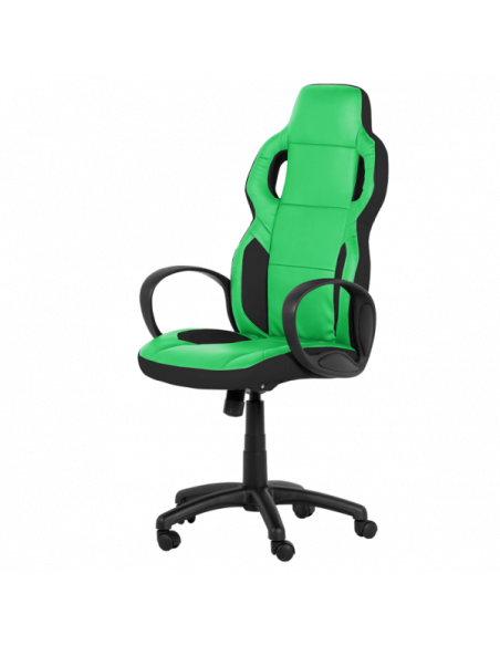 Геймърски стол Carmen 7510 - черно-зелен