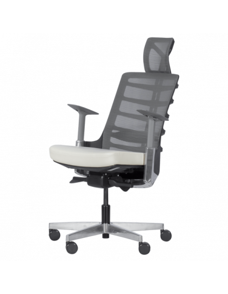 Ергономичен стол ALBERTO - бял