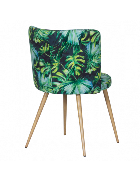 Трапезен стол Carmen 525 - зелен