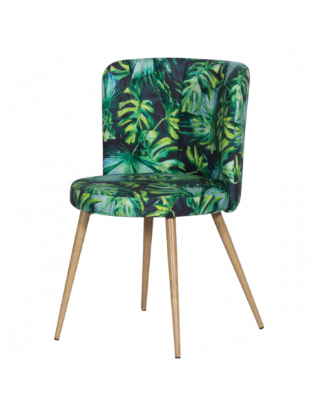 Трапезен стол Carmen 525 - зелен