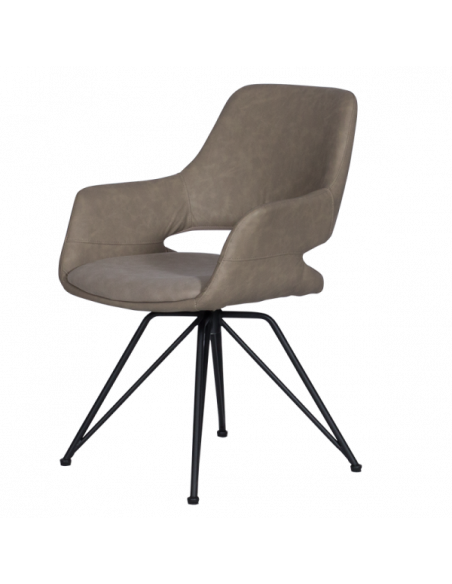 Трапезен стол DEVON - светлобежов SF 2