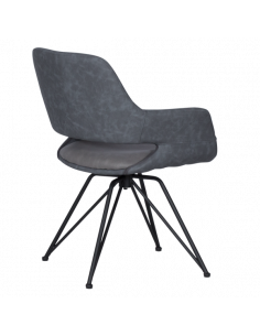 Трапезен стол DEVON - сив SF 2 2