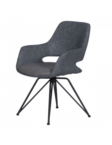 Трапезен стол DEVON - сив SF 2