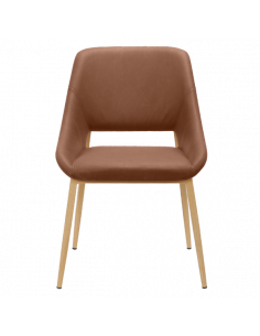 Трапезен стол LUTON - светлокафяв 7 2