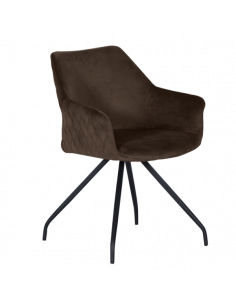 Трапезен стол KENDAL - кафяв BF 2