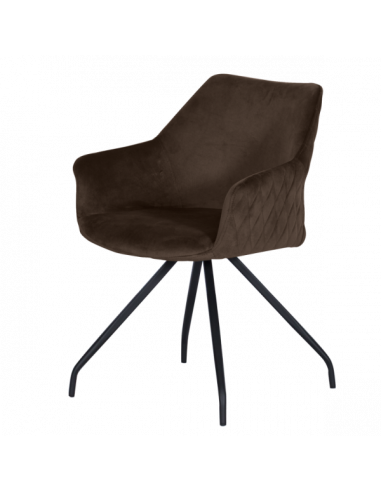 Трапезен стол KENDAL - кафяв BF 2