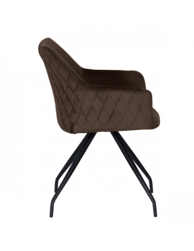 Трапезен стол KENDAL - кафяв BF 2