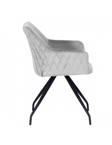 Трапезен стол KENDAL - светлосив BF 2