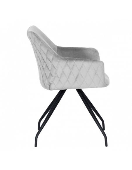 Трапезен стол KENDAL - светлосив BF 2