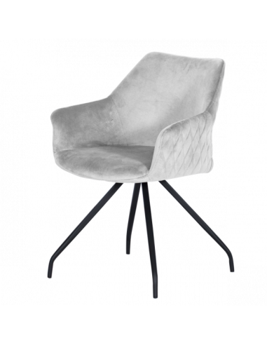 Трапезен стол KENDAL - светлосив BF 2