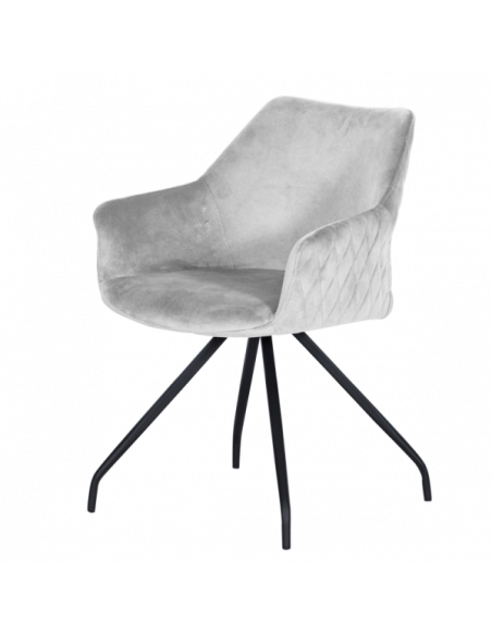 Трапезен стол KENDAL - светлосив BF 2