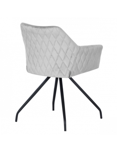 Трапезен стол KENDAL - светлосив BF 2