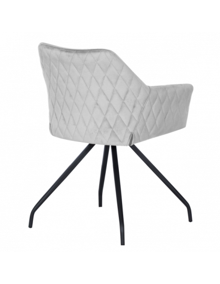 Трапезен стол KENDAL - светлосив BF 2