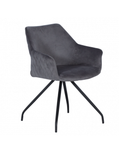 Трапезен стол KENDAL - тъмносив BF 2