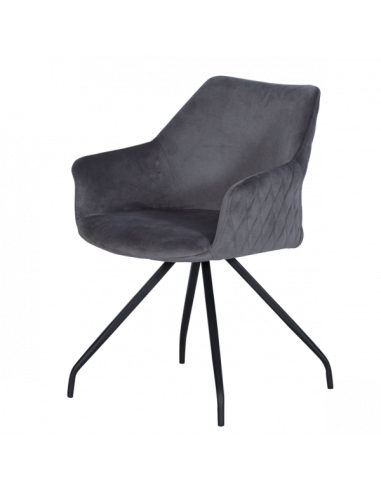 Трапезен стол KENDAL - тъмносив BF 2