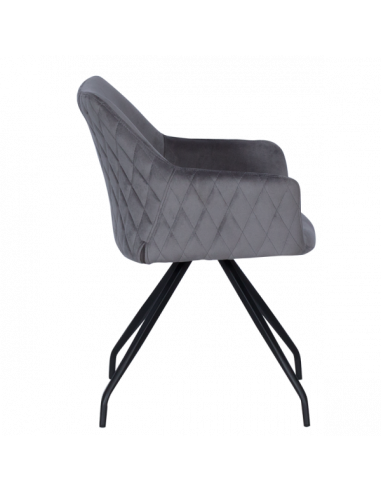 Трапезен стол KENDAL - тъмносив BF 2