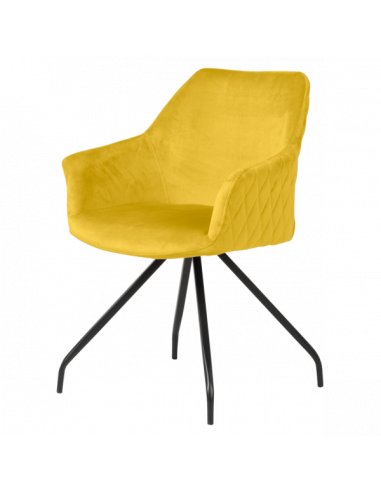 Трапезен стол KENDAL - жълт BF 2