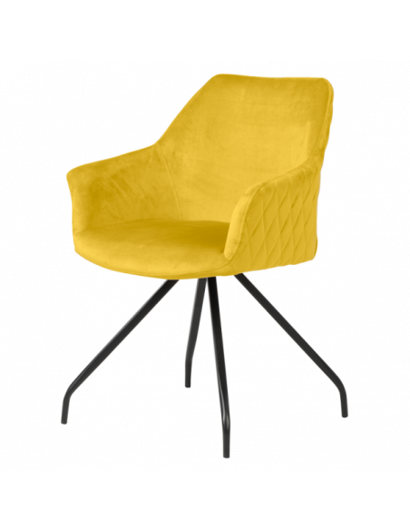 Трапезен стол KENDAL - жълт BF 2