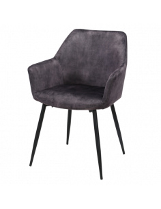 Трапезен стол TIPTON - антрацит MJ 1 2