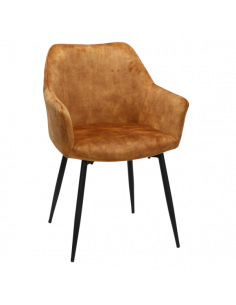 Трапезен стол TIPTON - оранжев MJ 1