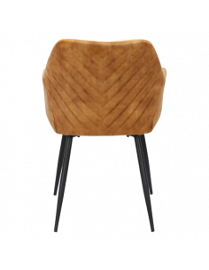 Трапезен стол TIPTON - оранжев MJ 1 2