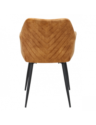 Трапезен стол TIPTON - оранжев MJ 1