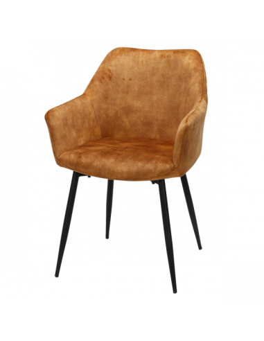 Трапезен стол TIPTON - оранжев MJ 1