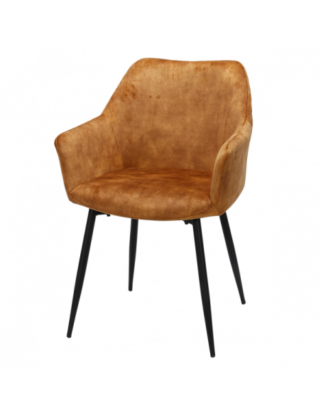 Трапезен стол TIPTON - оранжев MJ 1