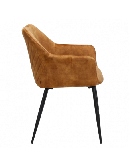 Трапезен стол TIPTON - оранжев MJ 1