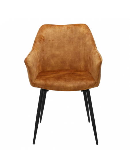 Трапезен стол TIPTON - оранжев MJ 1