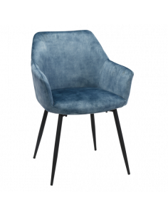 Трапезен стол TIPTON - син MJ 1