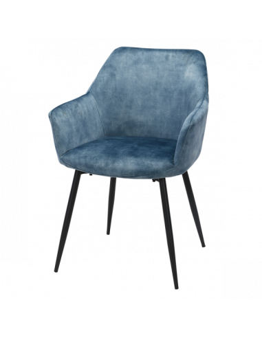 Трапезен стол TIPTON - син MJ 1