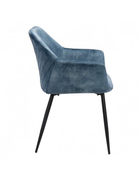 Трапезен стол TIPTON - син MJ 1