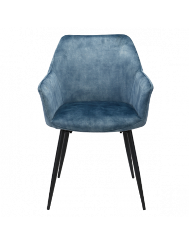 Трапезен стол TIPTON - син MJ 1