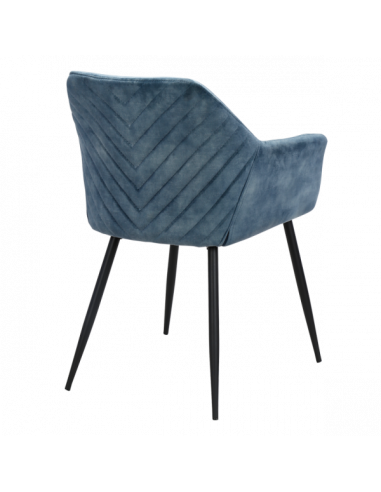 Трапезен стол TIPTON - син MJ 1