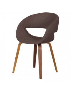 Трапезен стол Carmen 9975 - орех - кафяв 2