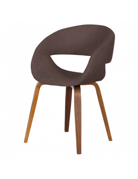 Трапезен стол Carmen 9975 - орех - кафяв