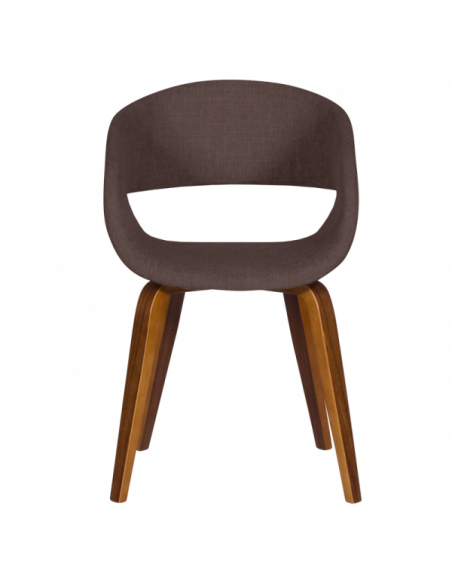 Трапезен стол Carmen 9975 - орех - кафяв